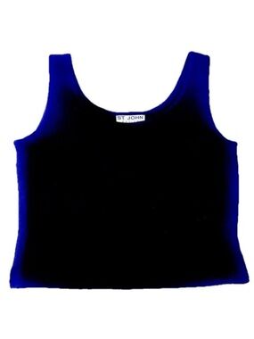 St. John Basics Santiago Knit Scoop Neck Shell Top
